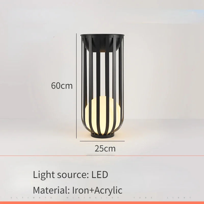 Garden Villa Outdoor Solar Floor Light Courtyard Waterproof Lawn LampTerrace Tea Table Light Outdoor Landscape Decoration