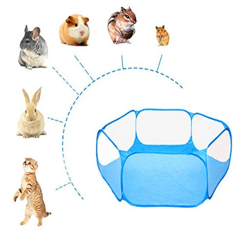 Pet Playpen Portable fashion Open Indoor / Outdoor Small Animal Cage Game Playground Fence for Hamster Chinchillas Guinea- Pigs