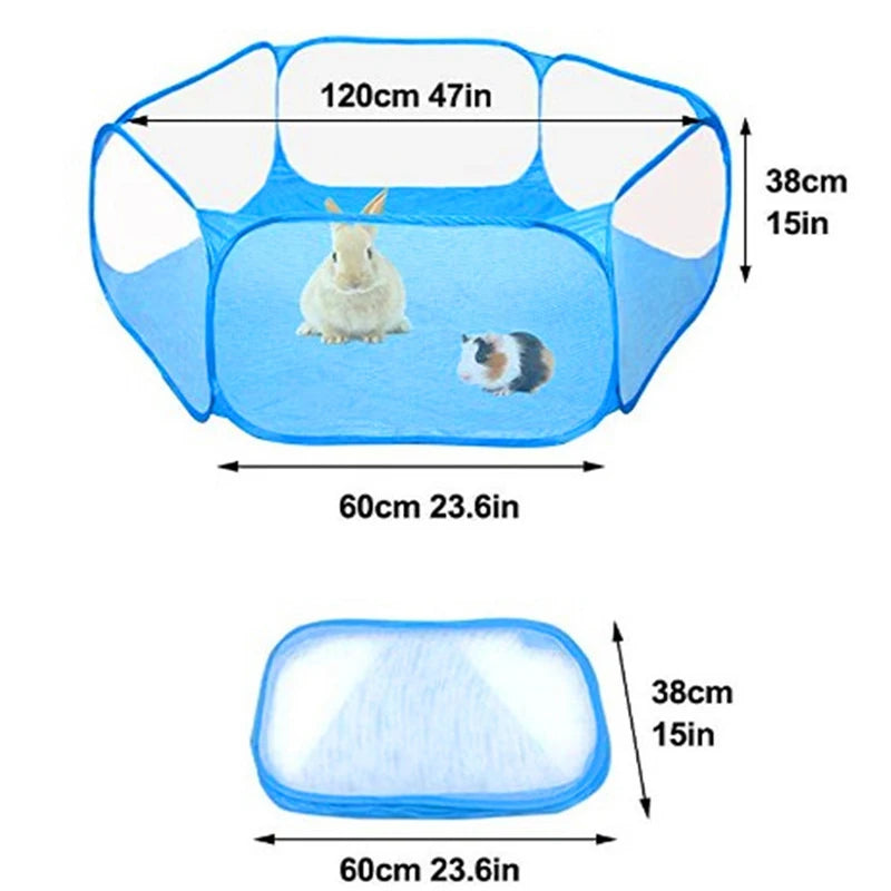 Pet Playpen Portable fashion Open Indoor / Outdoor Small Animal Cage Game Playground Fence for Hamster Chinchillas Guinea- Pigs