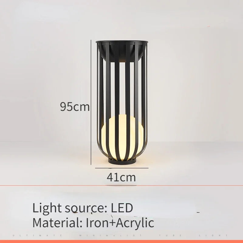 Garden Villa Outdoor Solar Floor Light Courtyard Waterproof Lawn LampTerrace Tea Table Light Outdoor Landscape Decoration