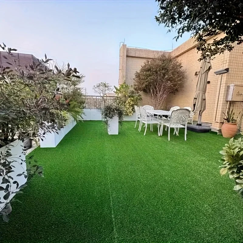 1pc Large Luxury Artificial Grass Mats Durable Plastic Synthetic Lawns for Gardens Balconies Patios Restaurants Hotel Fake Turf