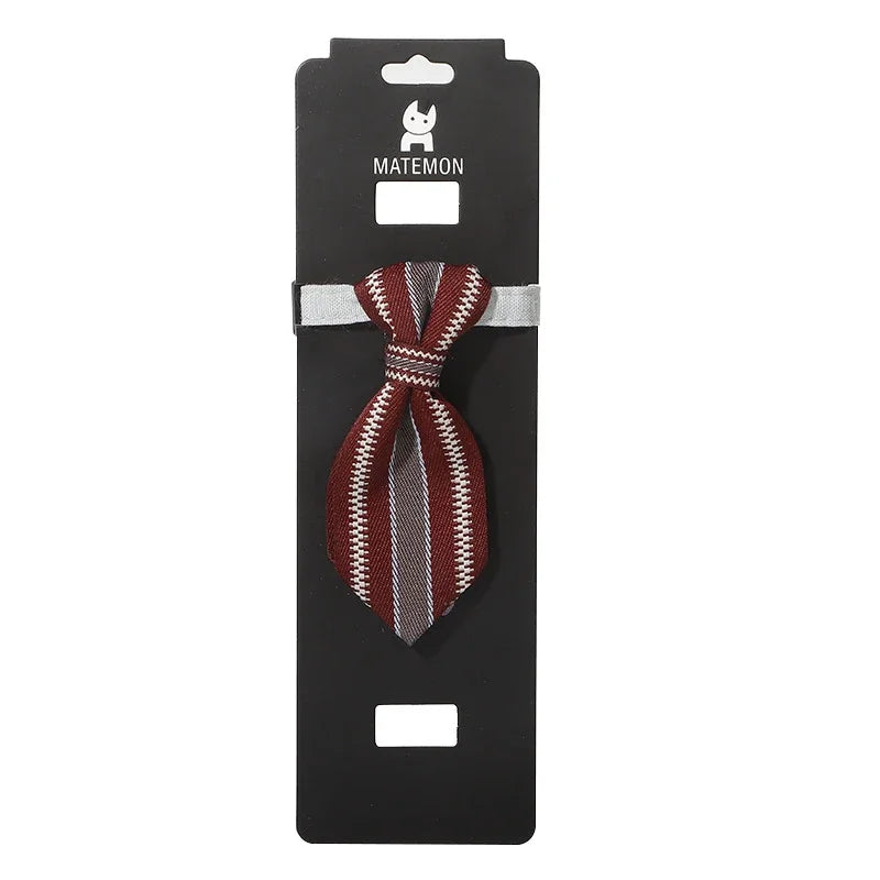 Pet Tie Adjustable Cat Dog Collars Small Medium Large Dogs With Bells Bow Tie Collar Dog Accessories Soft Oxford Puppy Collar
