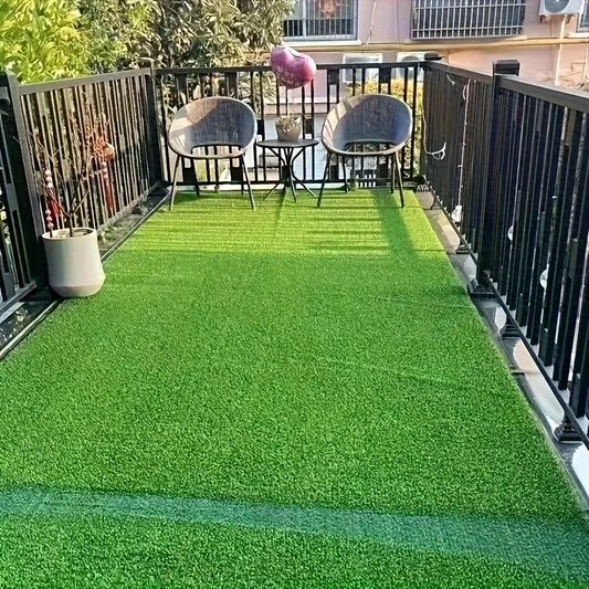1pc Large Luxury Artificial Grass Mats Durable Plastic Synthetic Lawns for Gardens Balconies Patios Restaurants Hotel Fake Turf