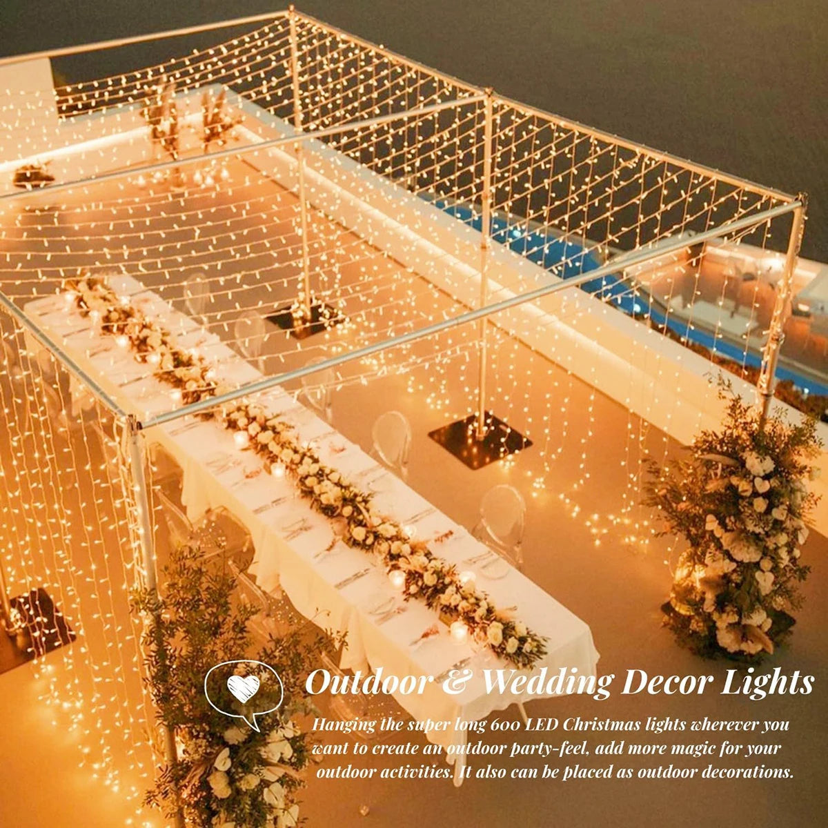 100M String Lights Led Fairy Lights Christmas Garland Outdoor For Home New Year Party Outdoor Garden Street Christmas Decoration