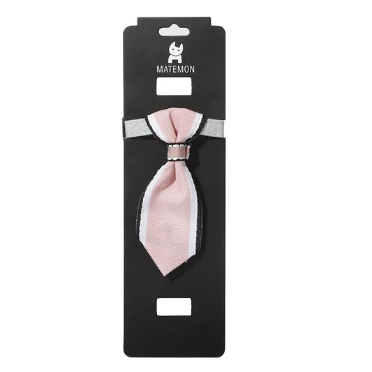Pet Tie Adjustable Cat Dog Collars Small Medium Large Dogs With Bells Bow Tie Collar Dog Accessories Soft Oxford Puppy Collar