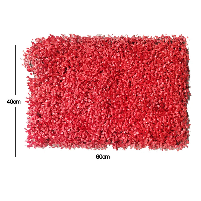 60x40cm Artificial Plant Green Wall Landscape Home Garden Jungle Decor Fake Plants Plastic Lawn Wall Panels Garden Fence Decorat