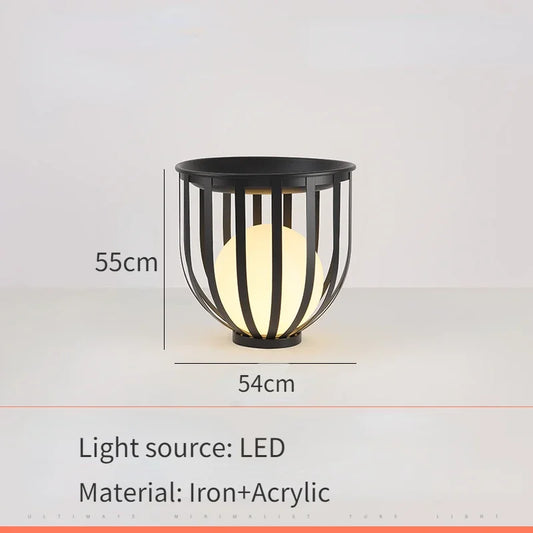 Garden Villa Outdoor Solar Floor Light Courtyard Waterproof Lawn LampTerrace Tea Table Light Outdoor Landscape Decoration